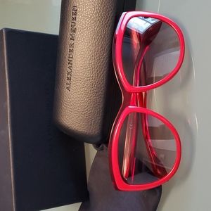 Red Alexander McQueen 4247 Sunglasses